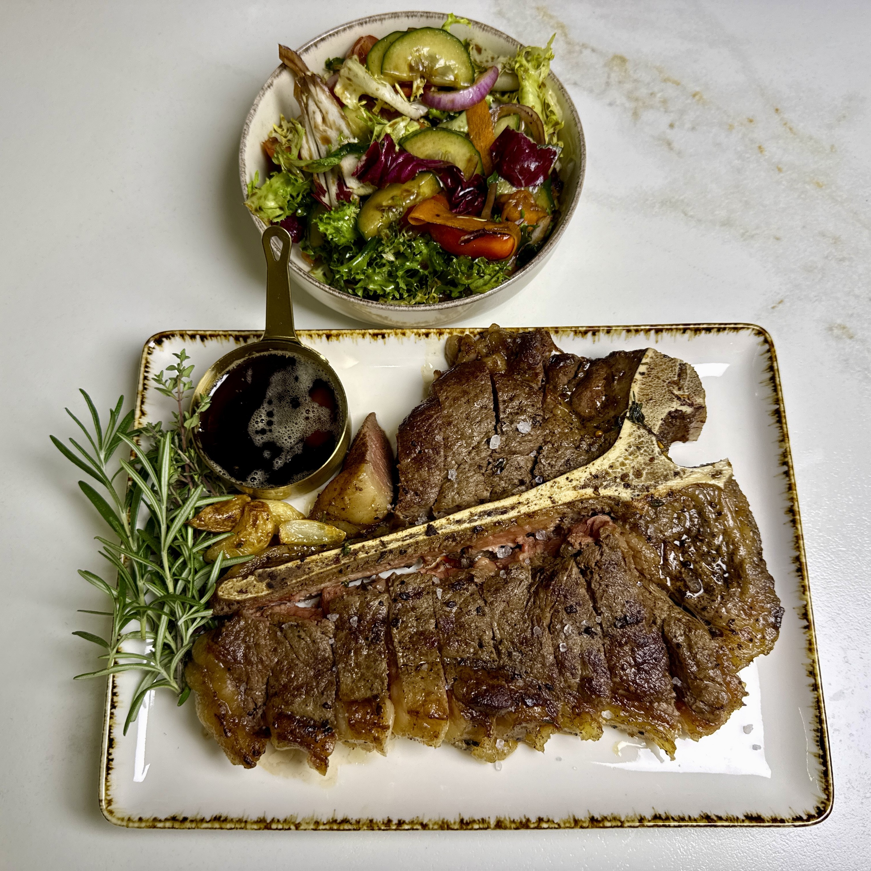 Przepis na stek T-bone