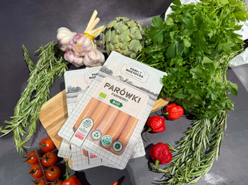 Parówki Farmerki wieprzowe BIO