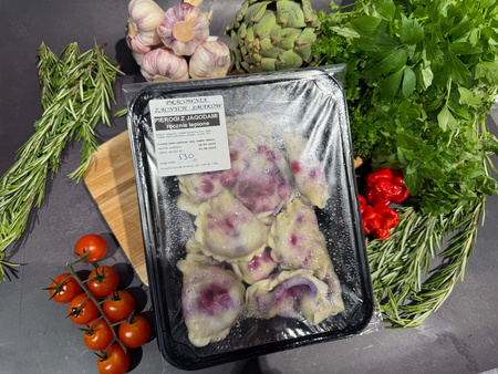 Pierogi BIO z jagodami
