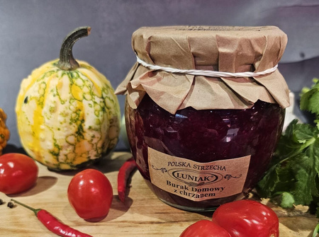 Burak domowy z chrzanem