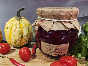 Burak domowy  z chrzanem 