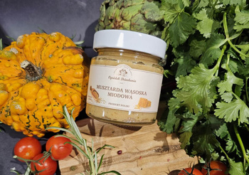 Musztara Wąsoska miodowa Dziadunia 