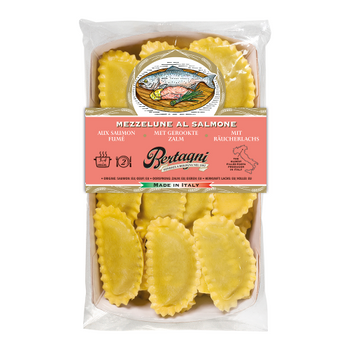 Mezzelune z łososiem