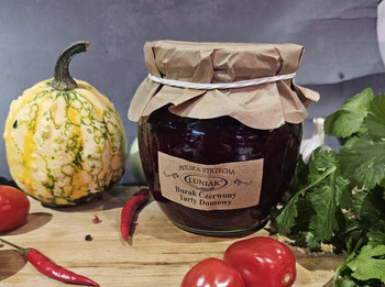 Burak czerwony tarty domowy